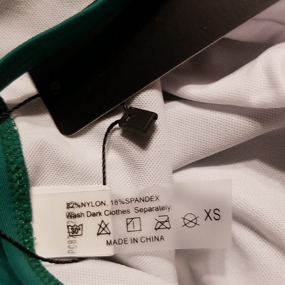 NWT CUT OUT LACE UP SEXY CRISSCROSS SLIMMING SWIM BATHING SUIT - Picture 10 of 11